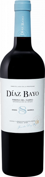 Вино Diaz Bayo, 8 Meses Barrica, Ribera del Duero DO, 2018
