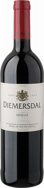Вино Diemersdal, Shiraz, Durbanville, 2017