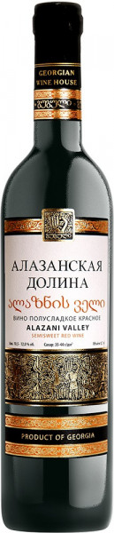 Вино Дом Грузинского Вина, "Алазанская Долина" Красное