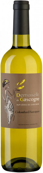 Вино "Domain de Menard", Demoiselle de Gascogne Colombard-Sauvignon, Cotes de Gascogne IGP, 2018