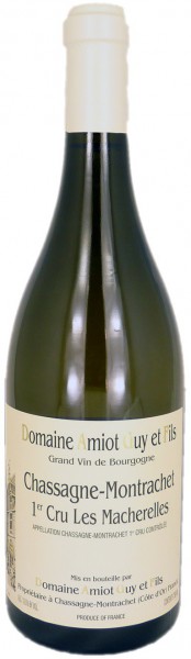 Вино Domaine Amiot Guy et Fils, Chassagne-Montrachet Premier Cru "Les Macherelles" AOC, 2011