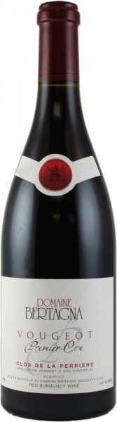 Вино Domaine Bertagna, Vougeot 1-er Cru "Clos de La Perriere" Monopole, 2012