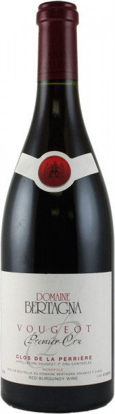Вино Domaine Bertagna, Vougeot 1-er Cru "Clos de La Perriere" Monopole, 2015