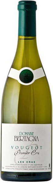 Вино Domaine Bertagna, Vougeot Blanc 1-er Cru "Les Cras", 2008, 0.375 л