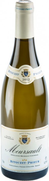 Вино Domaine Bitouzet-Prieur, Meursault, 2012, 0.375 л