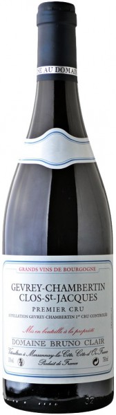 Вино Domaine Bruno Clair, "Clos-St-Jacques", Gevrey-Chambertin 1-er Cru AOC, 2011