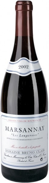 Вино Domaine Bruno Clair Marsannay Les Longeroies 2002