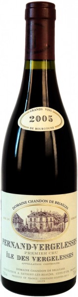 Вино Domaine Chandon de Briailles, Pernand-Vergelesses Rouge Premier Cru "Ile de Vergelesses" AOC, 2005