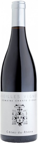 Вино Domaine Chante Cigale, Cotes-du-Rhone "Vieilles Vignes" AOC, 2012