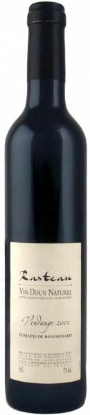 Вино Domaine de Beaurenard "Rasteau" Vin Doux Naturel, Rasteau AOC, 2001, 0.5 л