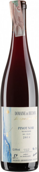 Вино Domaine de Beudon, Pinot Noir, Valais AOC, 2014