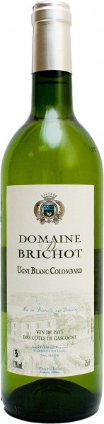 Вино Domaine de Brichot, Cotes de Gascogne VdP, 2010