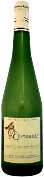 Вино Domaine de la Grenaudiere, "La Grenouille", Muscadet de Sevre et Maine Sur Lie AOC, 2015