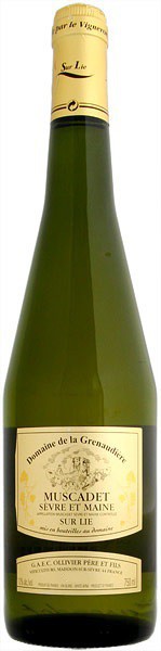 Вино Domaine de la Grenaudiere, Muscadet de Sevre et Maine AOC "Sur Lie", 2011