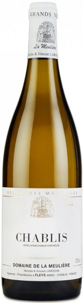 Вино Domaine de la Meuliere, Chablis AOC, 2013, 0.375 л