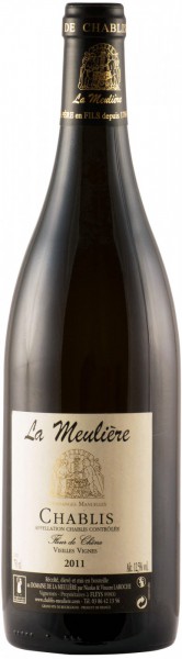 Вино Domaine de la Meuliere, Chablis "Vieilles Vignes" AOC, 2011