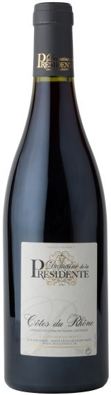 Вино Domaine de la Presidente, "Grands Classique" Rouge, Cotes du Rhone AOC, 2016