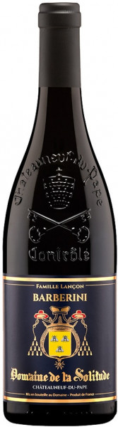 Вино Domaine de la Solitude, "Barberini" Rouge, Chateauneuf-du-Pape AOC, 2016