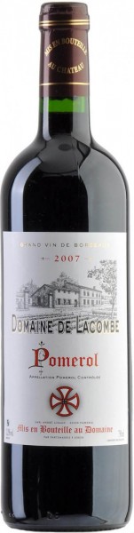 Вино Domaine de Lacombe, Pomerol AOC, 2007