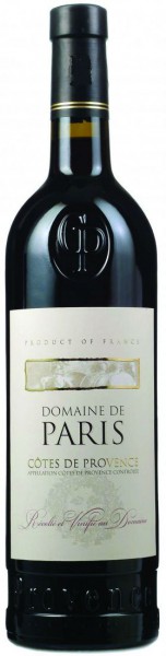 Вино "Domaine de Paris" Rouge, Cotes de Provence AOC