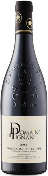 Вино Domaine de Pignan, Chateauneuf-du-Pape AOC, 2013