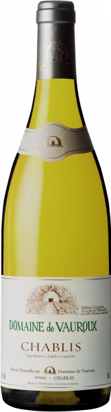 Вино Domaine de Vauroux, Chablis AOC, 2018, 0.375 л
