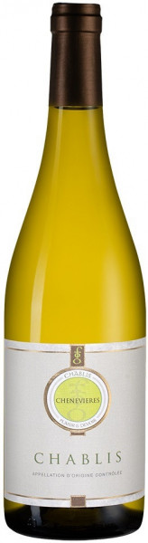 Вино Domaine des Chenevieres, Chablis AOC, 2022