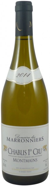 Вино Domaine des Marronniers, Chablis Premier Cru "Montmains" AOC, 2014