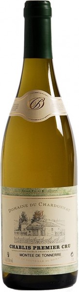 Вино Domaine du Chardonnay, Chablis Premier Cru "Montee de Tonnerre", 2012