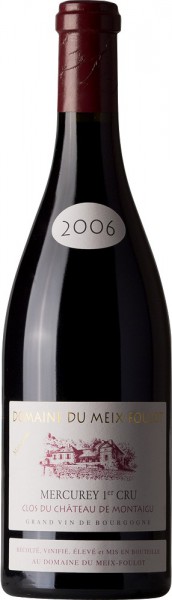 Вино Domaine du Meix-Foulot, Mercurey 1-er Cru "Clos du Chateau de Montaigu", 2006