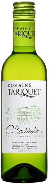 Вино Domaine du Tariquet, "Classic", Cotes de Gascogne VDP, 2018, 0.375 л