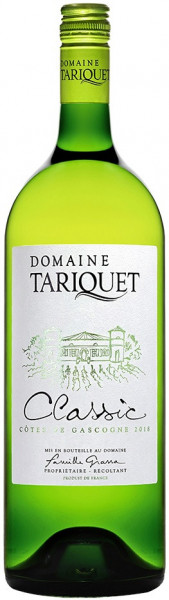 Вино Domaine du Tariquet, "Classic", Cotes de Gascogne VDP, 2018, 1.5 л