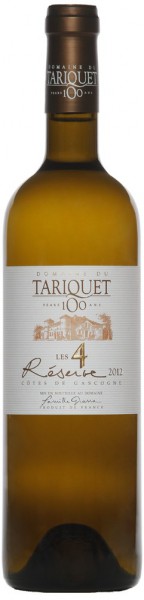 Вино Domaine du Tariquet, "Les 4 Reserve", Cotes de Gascogne VDP, 2012