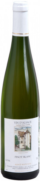 Вино Domaine Ernest Burn, Pinot Blanc AOC, 2016