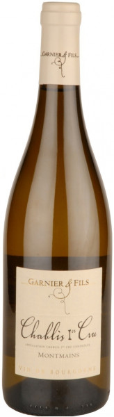 Вино Domaine Garnier & Fils, Chablis Premier Cru "Montmains" AOC, 2015