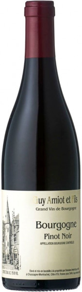Вино Domaine Guy Amiot et Fils, Bourgogne Pinot Noir AOC, 2015