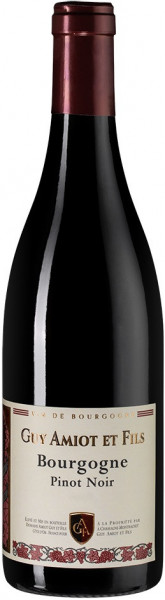 Вино Domaine Guy Amiot et Fils, Bourgogne Pinot Noir AOC, 2018