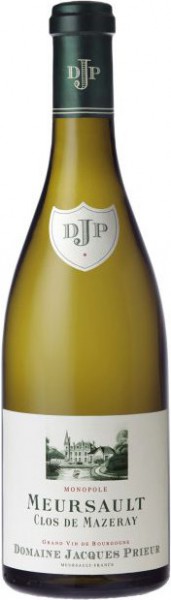 Вино Domaine Jacques Prieur, Meursault "Clos de Mazeray" Blanc, 2009