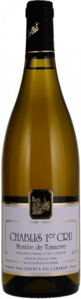 Вино Domaine Jean Collet et Fils, Chablis 1er Cru "Montee de Tonnerre", 2021, 375 мл