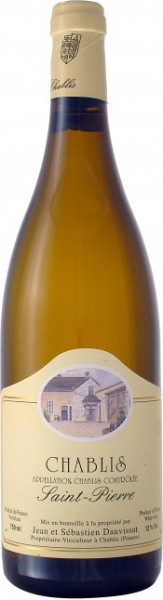 Вино Domaine Jean et Sebastien Dauvissat, Chablis Saint-Pierre AOC 2008, 0.375 л