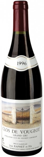 Вино Domaine Jean Raphet et Fils Clos de Vougeot  Grand Cru 1996
