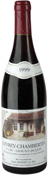 Вино Domaine Jean Raphet et Fils Gevrey-Chambertin Premier Cru  Lavaux-St.-Jacques 1999