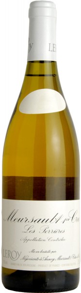 Вино Domaine Leroy, Meursault Premier Cru "Les Perrieres" AOC, 1993