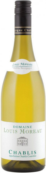 Вино Domaine Louis Moreau, Chablis, 2016, 0.375 л