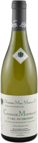 Вино Domaine Marc Morey & Fils, Chassagne-Montrachet Premier Cru "En Virondot" AOC, 2009