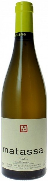 Вино Domaine Matassa, "Matassa" Blanc, Cotes Catalanes AOP, 2012