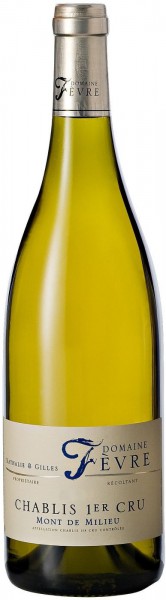 Вино Domaine Nathalie & Gilles Fevre, Chablis 1-er Cru AOC "Mont de Milieu", 2015