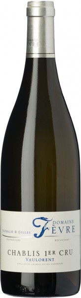 Вино Domaine Nathalie & Gilles Fevre, Chablis 1-er Cru AOC "Vaulorent", 2012