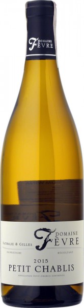 Вино Domaine Nathalie & Gilles Fevre, Petit Chablis AOC, 2015
