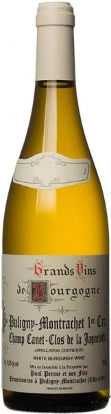 Вино Domaine Paul Pernot & Fils, Puligny-Montrachet 1er Cru "Clos de la Jacquelotte" AOC, 2017